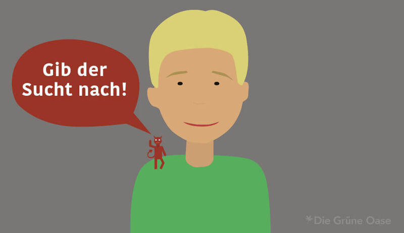 Die Sucht ist ein Teufelskreis